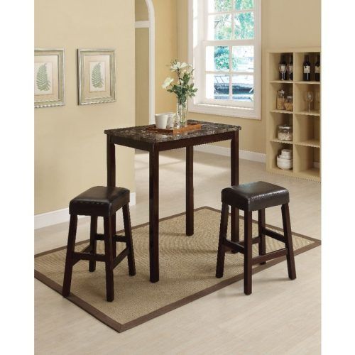 Kernville 3 Piece Counter Height Dining Sets (Photo 4 of 20)