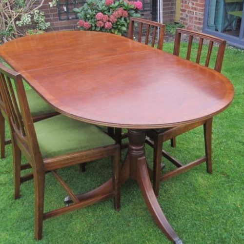 Mahogany Extending Dining Tables And Chairs (Photo 14 of 20)