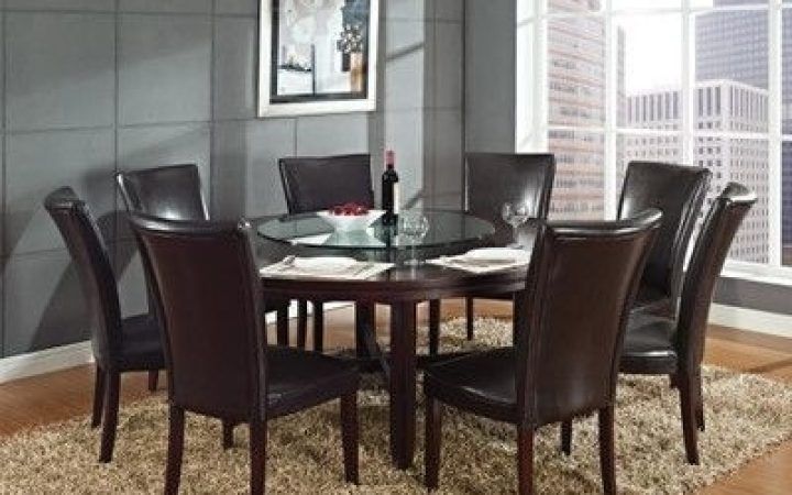 20 Photos Caden 5 Piece Round Dining Sets with Upholstered Side Chairs