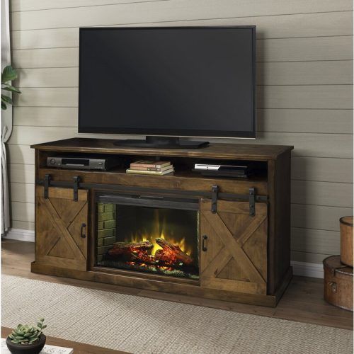 Electric Fireplace Tv Stands With Shelf (Photo 7 of 20)