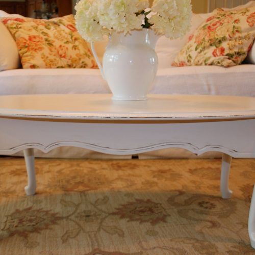 Antique White Black Coffee Tables (Photo 2 of 20)