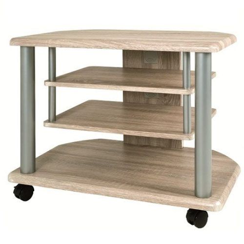Modern Black Tv Stands On Wheels (Photo 16 of 20)