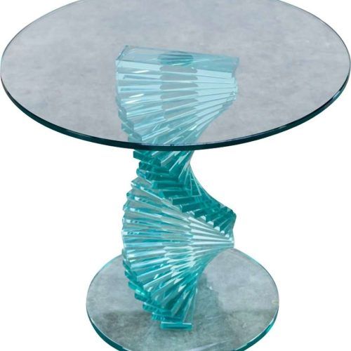 Spiral Glass Coffee Table (Photo 2 of 20)