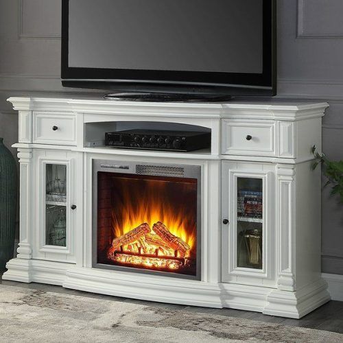 Lorraine Tv Stands For Tvs Up To 60" With Fireplace Included (Photo 9 of 20)
