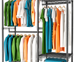 2024 Popular Wire Garment Rack Wardrobes