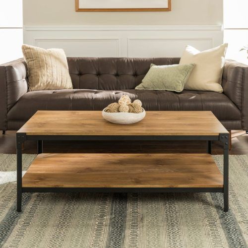 Rustic Espresso Wood Coffee Tables (Photo 19 of 20)