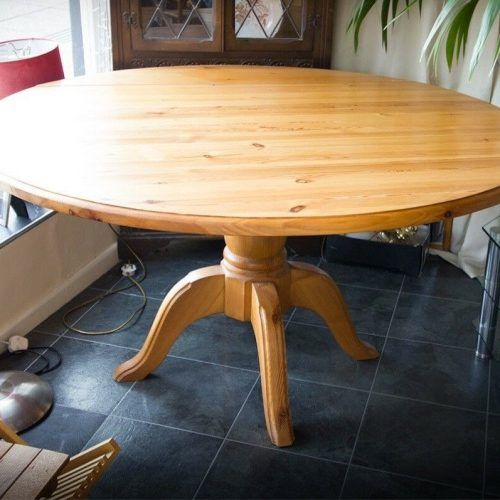 Reagan Pine Solid Wood Dining Tables (Photo 3 of 20)