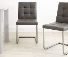 20 Best Grey Leather Dining Chairs