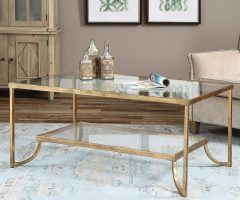 2024 Popular Antique Blue Gold Coffee Tables