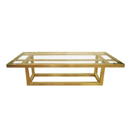 Antique Brass Glass Coffee Tables (Photo 11 of 20)