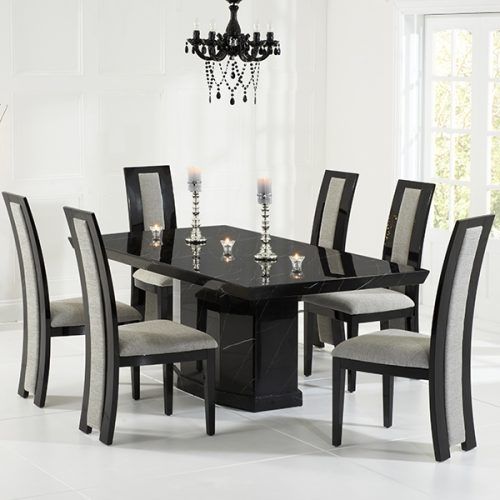 Black High Gloss Dining Chairs (Photo 3 of 20)