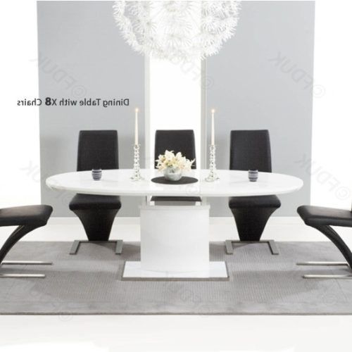 Black High Gloss Dining Chairs (Photo 17 of 20)