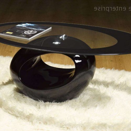Black Oval Coffee Table (Photo 17 of 20)