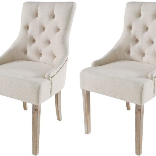 Button Back Dining Chairs (Photo 7 of 20)
