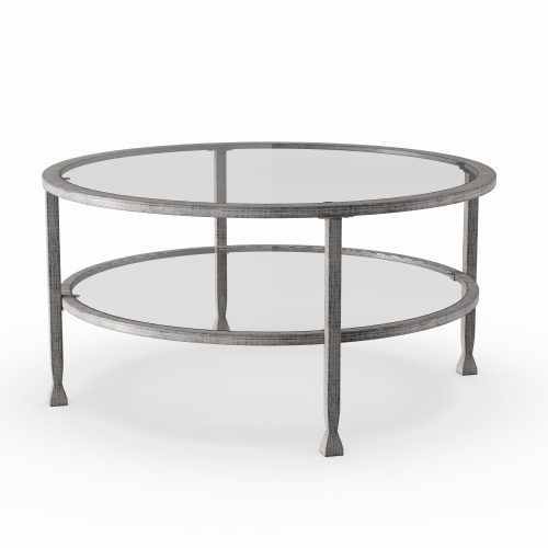 Carbon Loft Heimlich Pewter Steel/glass Round Coffee Tables (Photo 16 of 20)