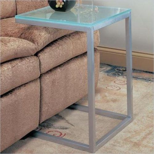 Ina Pewter 60 Inch Counter Tables With Frosted Glass (Photo 11 of 20)