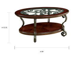 20 Best Ideas Cohler Traditional Brown Cherry Oval Coffee Tables