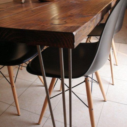 Round Hairpin Leg Dining Tables (Photo 13 of 20)