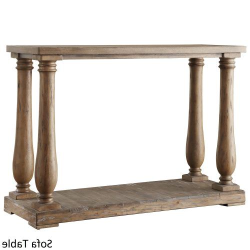 Edmaire Rustic Pine Baluster Coffee Tables (Photo 18 of 20)