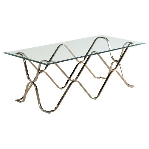Furniture Of America Tellarie Contemporary Chrome Coffee Tables (Photo 10 of 20)