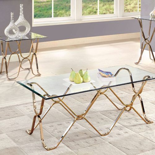 Furniture Of America Tellarie Contemporary Chrome Coffee Tables (Photo 19 of 20)