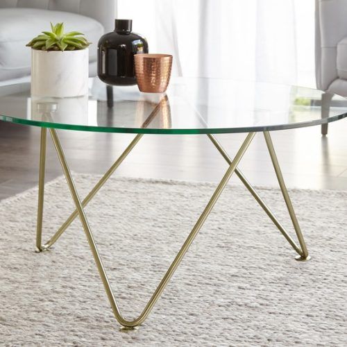 Glass And Gold Coffee Tables (Photo 16 of 20)