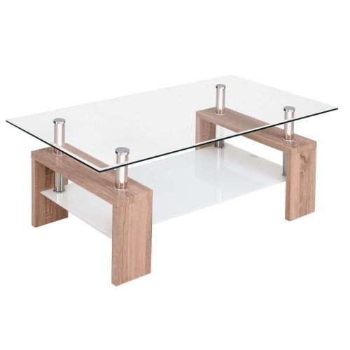 Glass Coffee Table With Shelf (Photo 14 of 20)