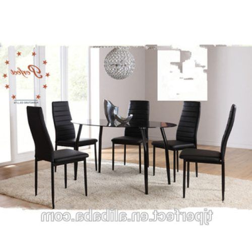 Glass Dining Tables And Leather Chairs (Photo 16 of 20)
