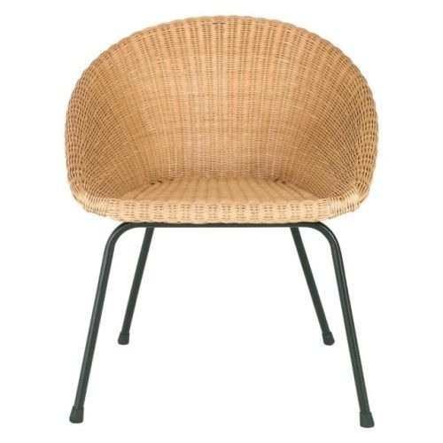 Natural Rattan Metal Chairs (Photo 6 of 20)