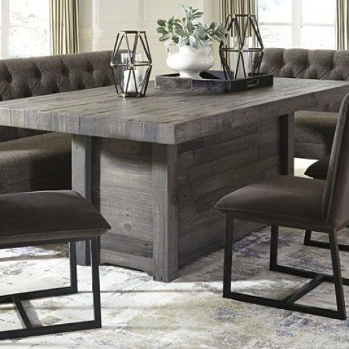 Jaxon Grey 6 Piece Rectangle Extension Dining Sets With Bench & Uph Chairs (Photo 14 of 20)