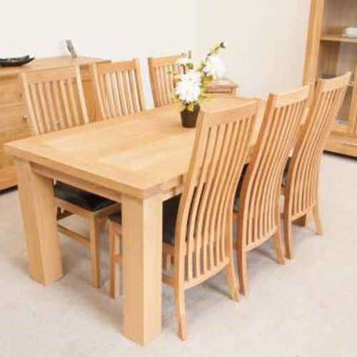 Light Oak Dining Tables And Chairs (Photo 8 of 20)