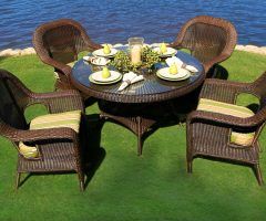 20 Ideas of Outdoor Tortuga Dining Tables