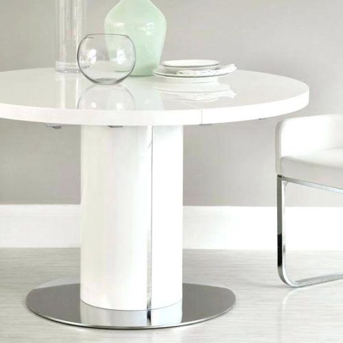 White Round Extending Dining Tables (Photo 17 of 20)