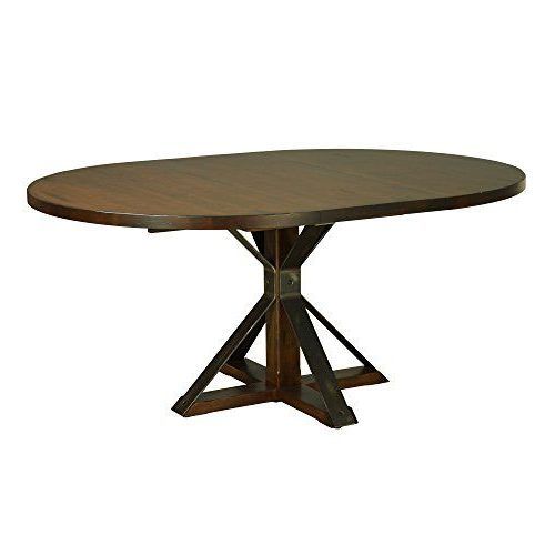 Geneve Maple Solid Wood Pedestal Dining Tables (Photo 1 of 20)