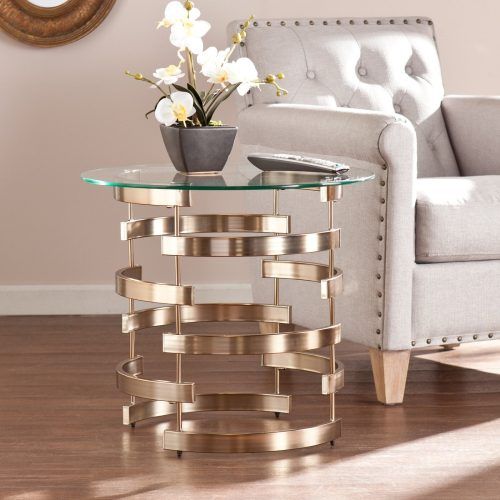 Silver Orchid Olivia Glam Mirrored Round Cocktail Tables (Photo 19 of 20)