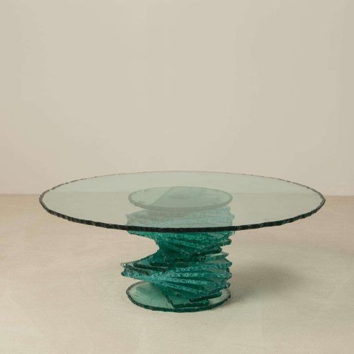 Spiral Glass Coffee Table (Photo 6 of 20)