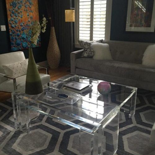 Thick Acrylic Coffee Tables (Photo 7 of 20)