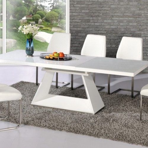 White Gloss Dining Tables (Photo 13 of 20)