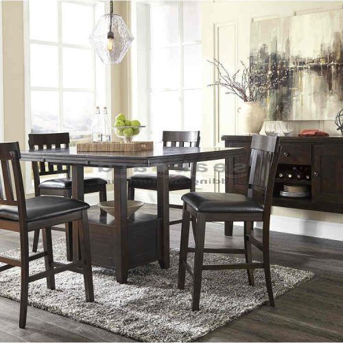 Valencia 4 Piece Counter Sets With Bench & Counterstool (Photo 16 of 20)