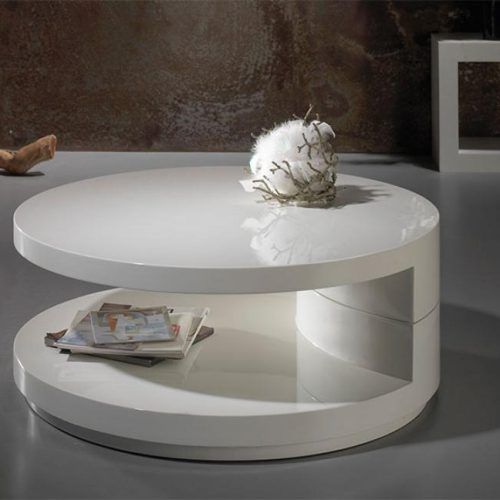 White Gloss And Maple Cream Coffee Tables (Photo 13 of 20)