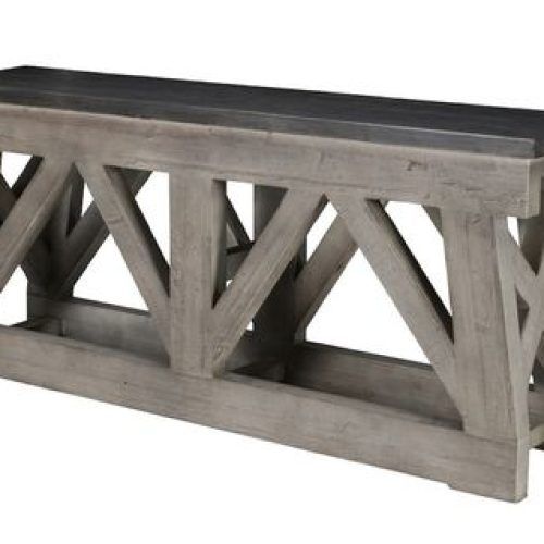 Smoke Gray Wood Console Tables (Photo 13 of 20)
