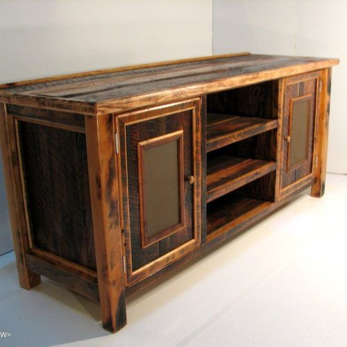 Entertainment Center Tv Stands Reclaimed Barnwood (Photo 2 of 20)
