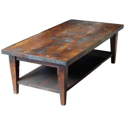 Rustic Coffee Tables With Bottom Shelf (Photo 10 of 20)