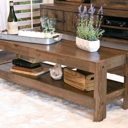 Rustic Wood Coffee Tables (Photo 4 of 20)