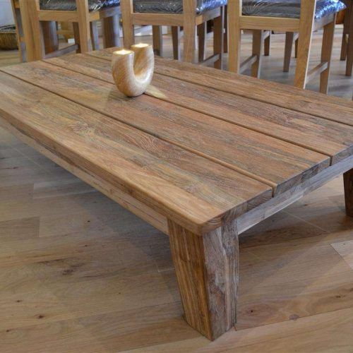 Reclaimed Wood Coffee Tables (Photo 8 of 20)
