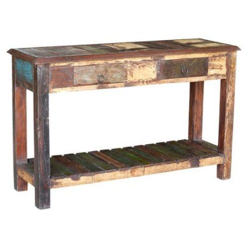 Barnwood Console Tables (Photo 1 of 20)