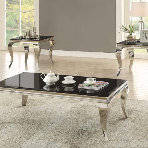 Chrome And Glass Rectangular Coffee Tables (Photo 20 of 20)