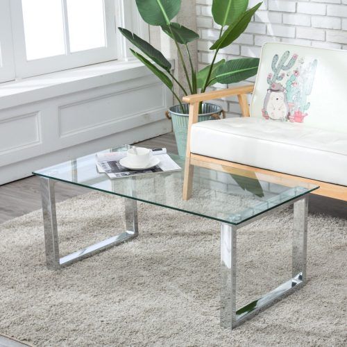 Silver Stainless Steel Coffee Tables (Photo 2 of 20)