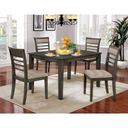 Hanska Wooden 5 Piece Counter Height Dining Table Sets (Set Of 5) (Photo 1 of 20)