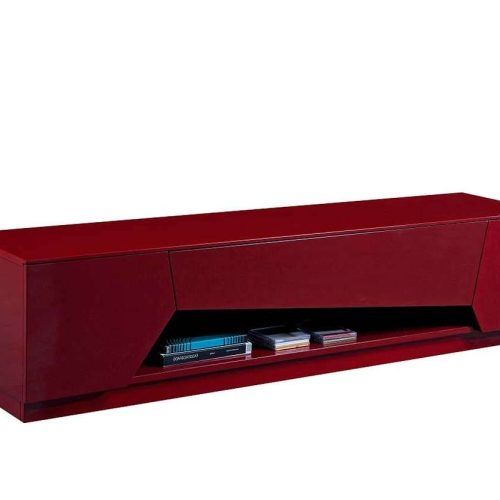 Red Modern Tv Stands (Photo 8 of 15)